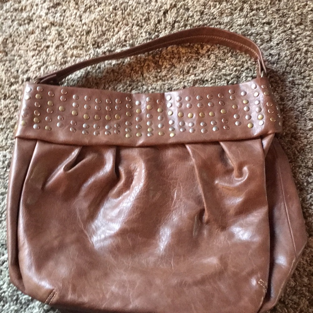 Faux leather handbag